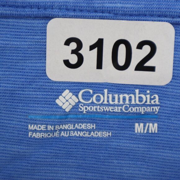 Columbia Hoodie Jacket Womens M Blue Workout Sweater Pullover Athletic - Picture 2 of 16